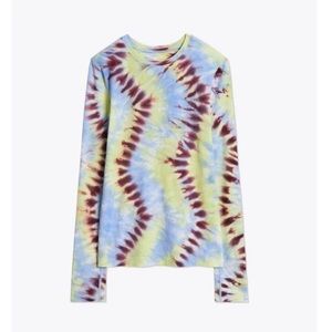 BRAND NEW Tory Burch Tie Dye Seamless Long Sleeve